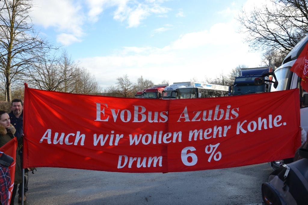 Kundgebung bei EvoBus | IG Metall Ulm